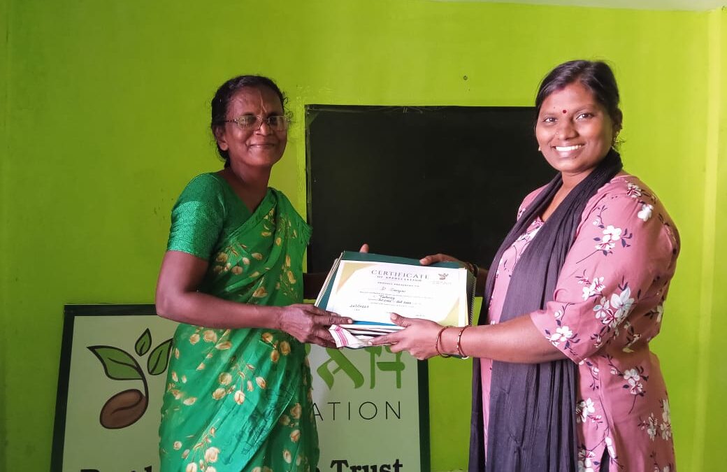 Certification Award ceremony – Tailoring class