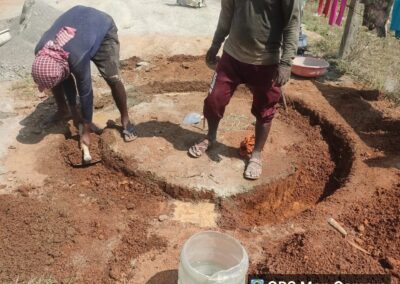 Water tank work being done