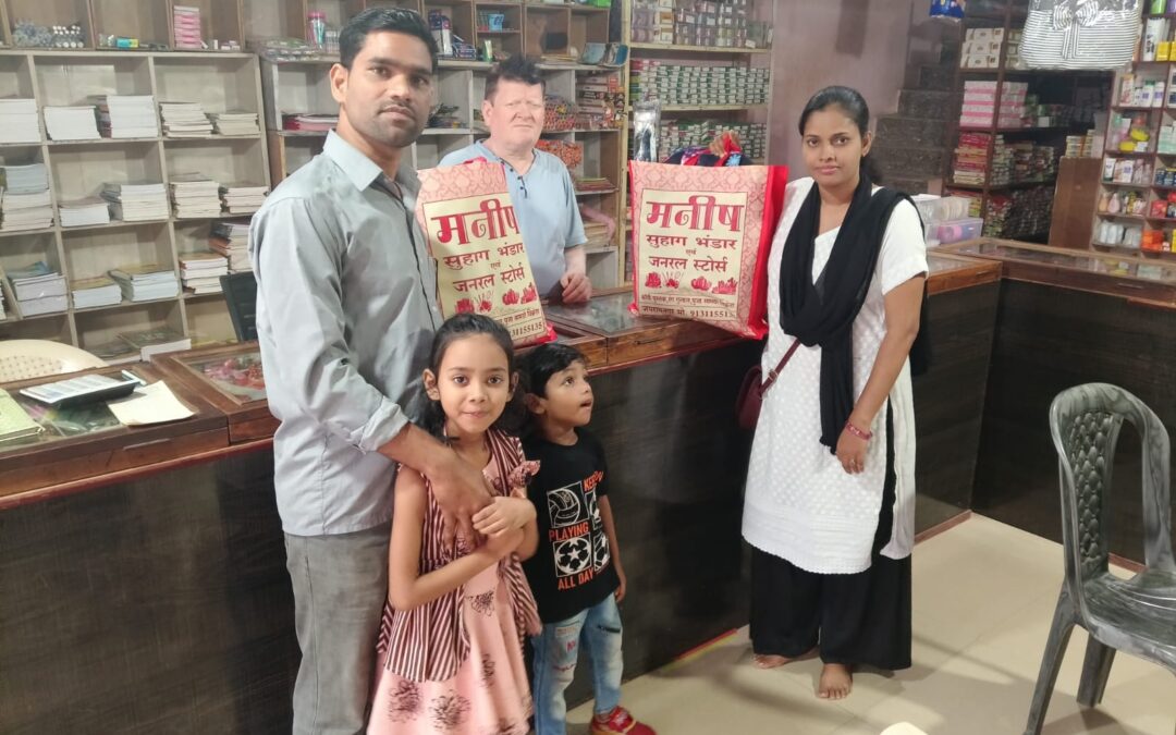 Zerah has generously remitted the school fees and covered the stationery costs for Pr. Dinesh’s children.