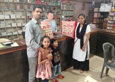 Zerah has generously remitted the school fees and covered the stationery costs for Pr. Dinesh’s children.