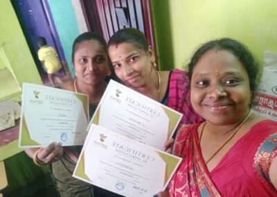 Graduation day of all students who completed the Tailoring course 2024-2025