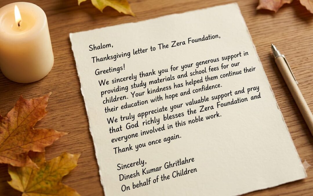 Support to Pastor’s Children for their studies