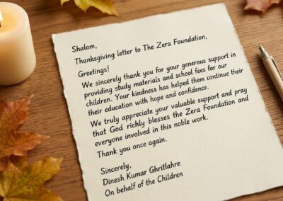 Support to Pastor’s Children for their studies